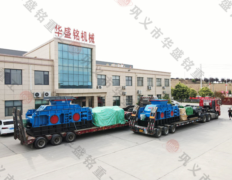 水泥廢料用什么破碎好？就用液壓對輥制砂機